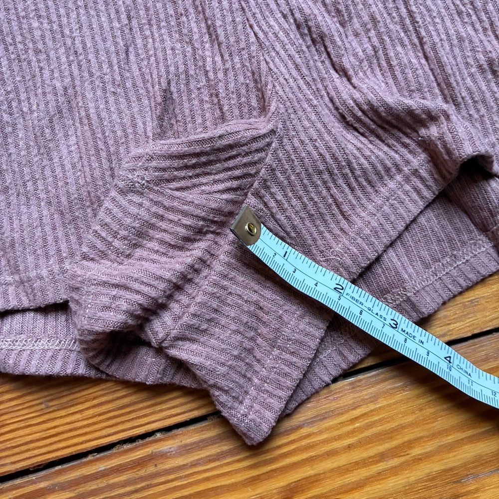 Aerie Ribbed Pink Henley Romper, XS/S/M, EUC - Picture 7 of 12
